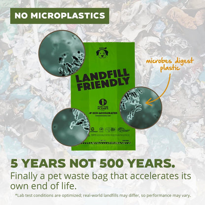 Doggy Do Good - 180 Count, Heavy Duty Poop Bags for Dogs - Standard Size - Dog Waste Bags Made with 50% Recycled Plastic + 15% Biobased Material - Landfill-Friendly, Unscented, Leak-Proof | Heavy-Duty, Easy-Open Dog Bags - 50% Recycled Plastic & 15% Biobased Materials - Trash-Bin Ready & Land-Fill Friendly7