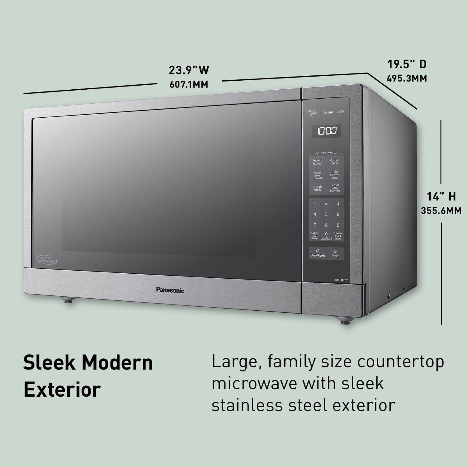 panasonic-microwave-oven-stainless-steel-countertop-built-in-cyclonic-wave-with-inverter-technology-and-genius-sensor-2-2-cu-ft-1250w-nn-sn97js-silver