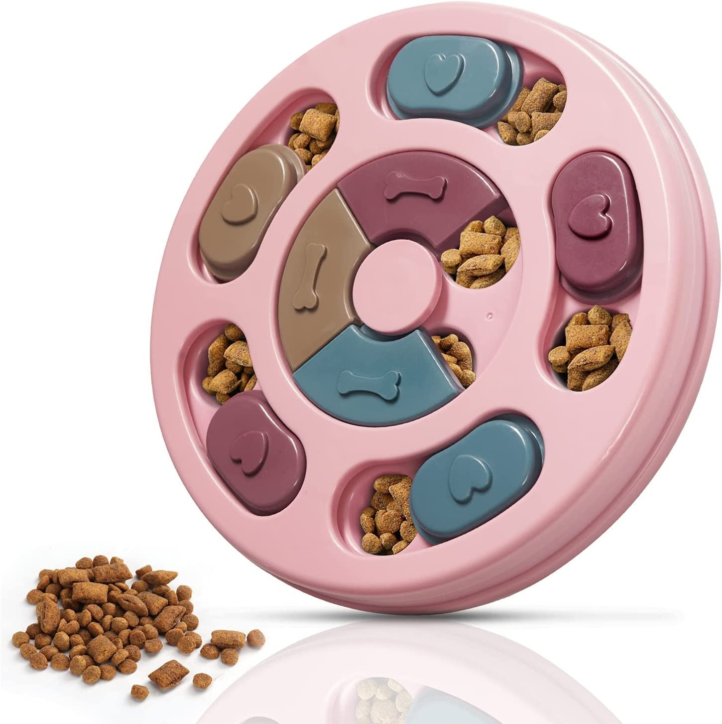 dr-catch-dog-puzzle-dogs-food-toys-for-iq-training-mental-enrichment-dog-treat-puzzleblue