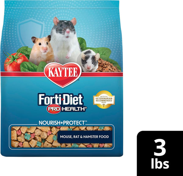 Kaytee Forti Diet Pro Health Small Animal Food for Mouse and Pet Rats, 3-Pound13