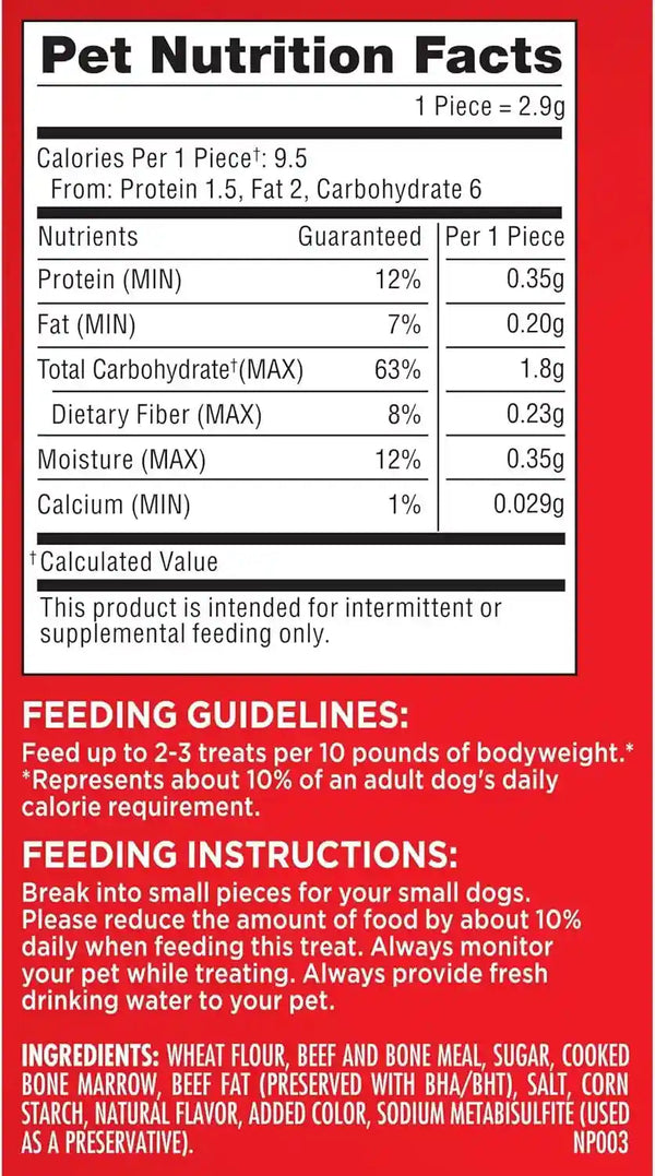 Milk-Bone Marosnacks Small Dog Treats with Real Bone Marrow, 40 Oz. Canister | Dog Treats with 12% Protein7