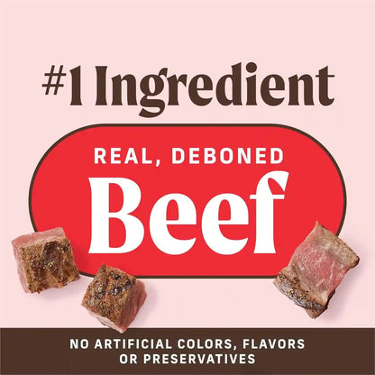 Merrick Power Bites Natural Soft and Chewy Real Meat Dog Treats, Grain Free Snack with Real Beef Recipe - 6 Oz. Bag3