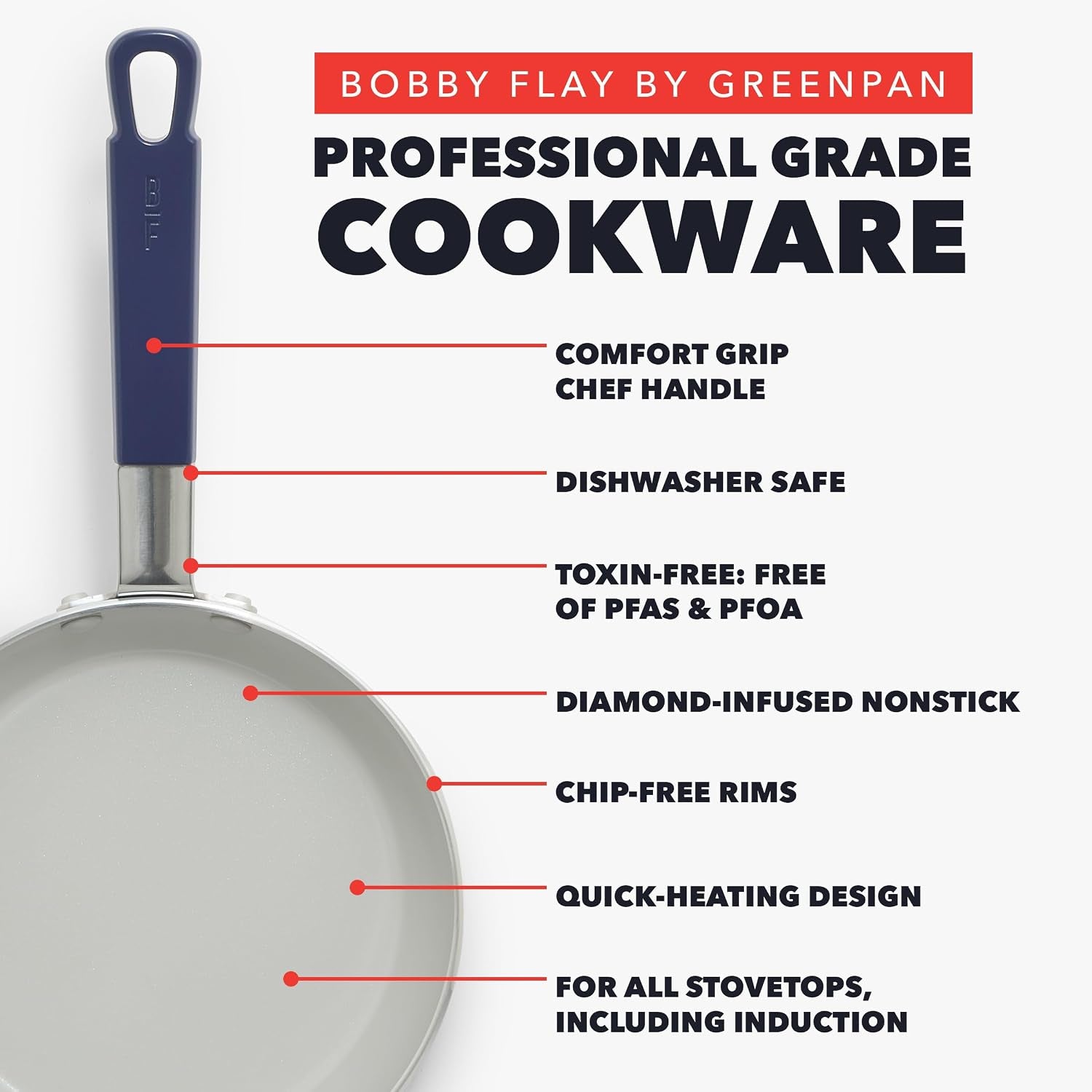 x-bobby-flay-13-piece-nonstick-cookware-pots-and-pans-set-pfas-free-diamond-ceramic-induction-suitable-easy-clean-dishwasher-oven-safe-stay-cool-silicone-handles-glass-lids-navy-blue
