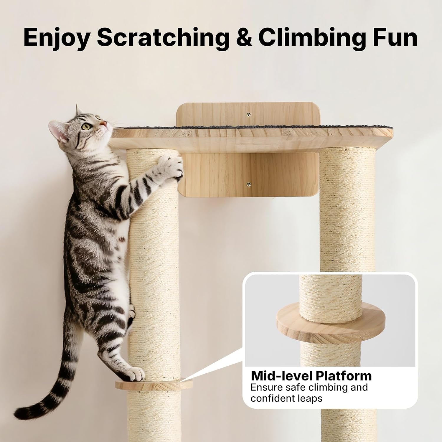 veehoo-cat-wall-shelves-28-3-cat-wall-furniture-with-scratcher-cats-wall-climber-dual-sisal-scratching-posts-carpeted-perch-easy-installation-drywall-mounting