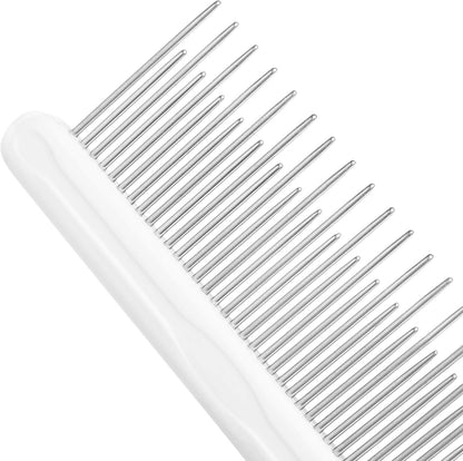 Grooming Comb for Long & Curly Hair in Dogs & Cats - Top Pet Detangler Brush - Removes & Prevents Matted Fur - Perfect for Goldendoodle, Poodle Mixes, and Cat Undercoat8
