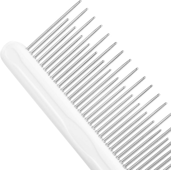 Grooming Comb for Long & Curly Hair in Dogs & Cats - Top Pet Detangler Brush - Removes & Prevents Matted Fur - Perfect for Goldendoodle, Poodle Mixes, and Cat Undercoat8