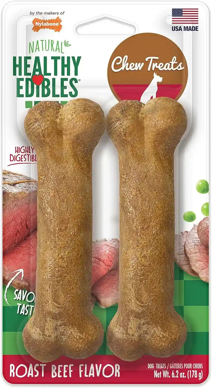 nylabone-healthy-edibles-natural-dog-chews-long-lasting-roast-beef-flavor-treats-for-dogs-medium-wolf-2-count