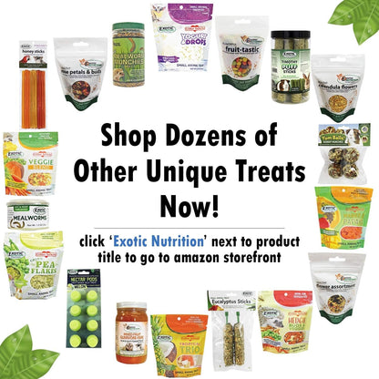 Exotic Nutrition Pasture Plus+ Salad Essentials - Healthy Natural High-Fiber Dried Flower & Herb Treat - Guinea Pigs, Rabbits, Chinchillas, Prairie Dogs, Degus, Hamsters, Gerbils & Other Small Pets5