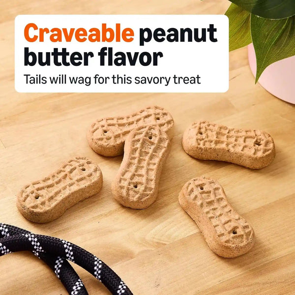 Amazon Basics Crunchy Dog Biscuits Peanut Butter Flavor Dog Treats 5 Lb. Box2