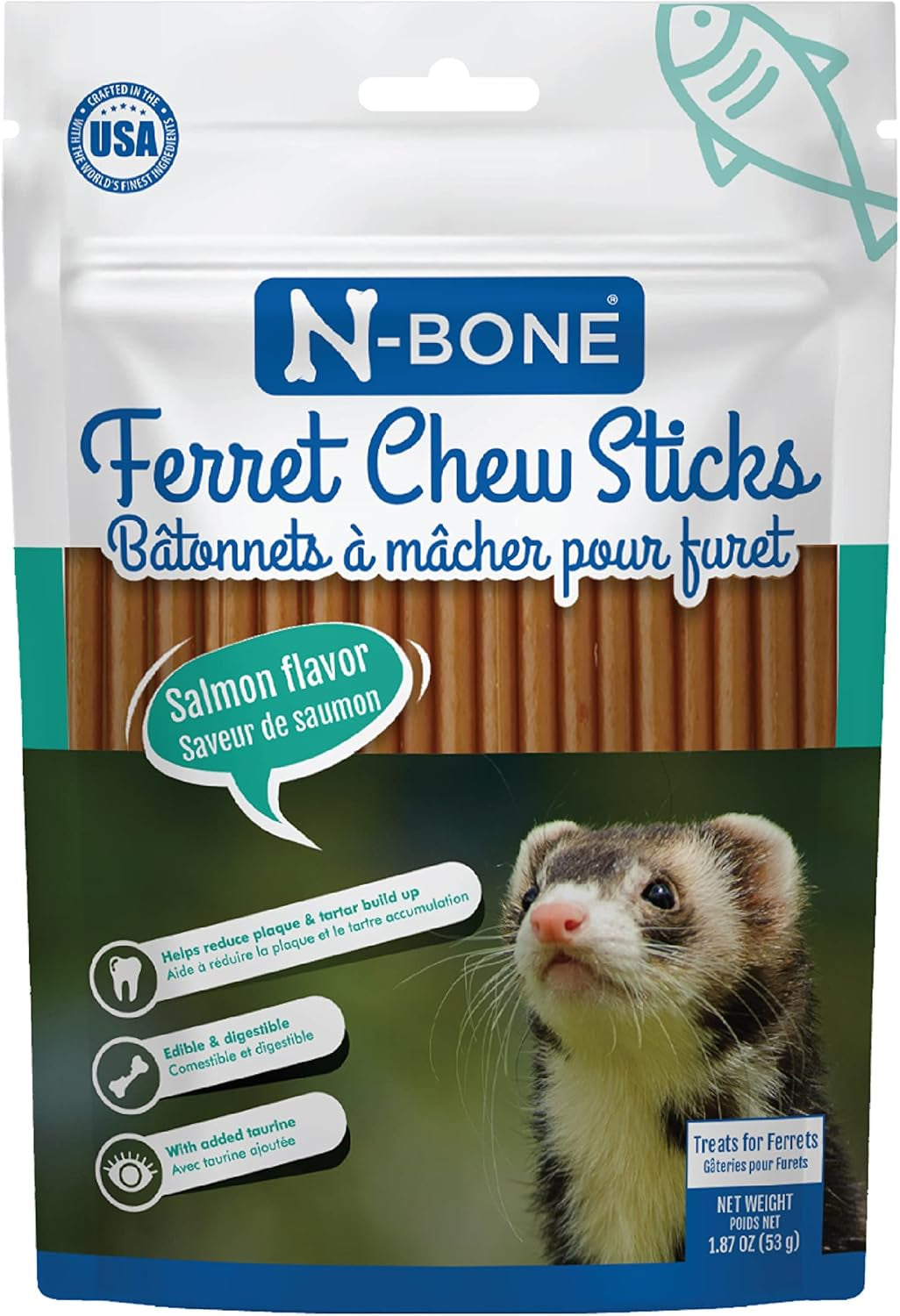 n-bone-ferret-chew-sticks-salmon-flavor-natural-ferret-treats-chew-treats-tasty-snacks-for-ferrets-1-87-oz