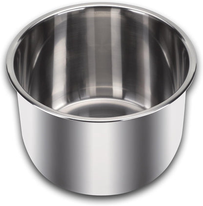 Stainless Steel Inner Cooking Pot Mini 3-Qt, Polished Surface, Rice Cooker, Stainless Steel Cooking Pot3