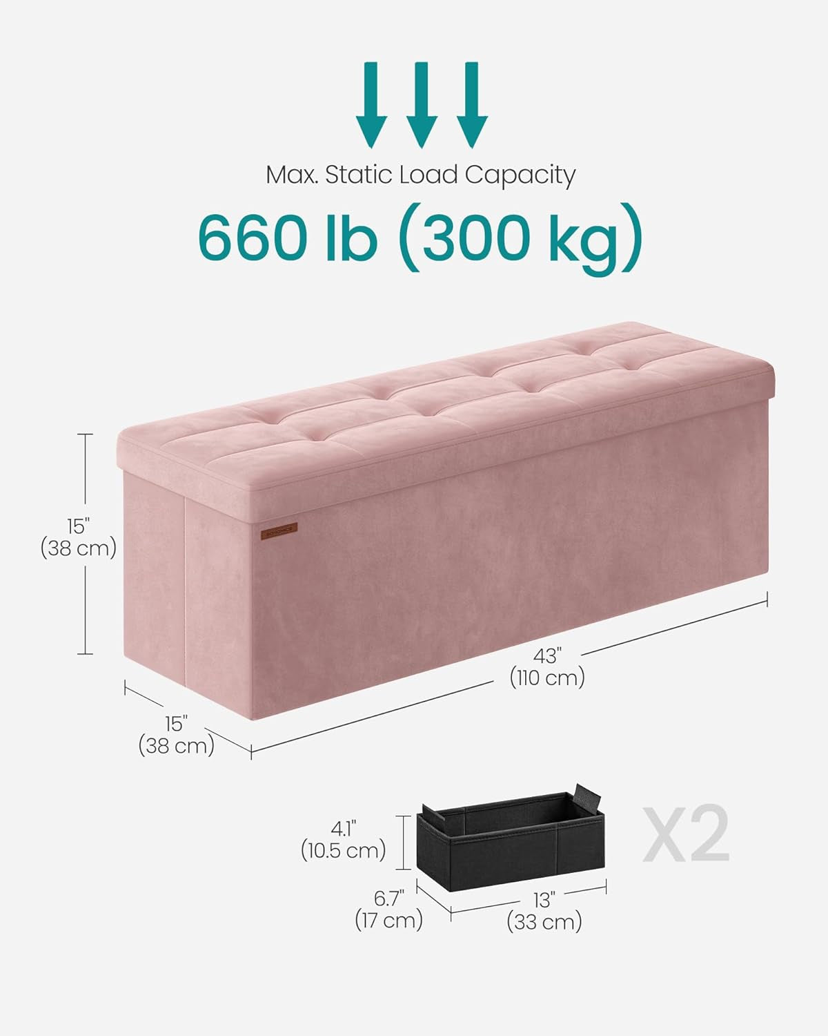 songmics-mazie-collection-storage-ottoman-bench-foldable-foot-rest-15-x-43-x-15-inches-end-of-bed-bench-storage-chest-load-660-lb-living-room-bedroom-entryway-jelly-pink-ulsf277r01