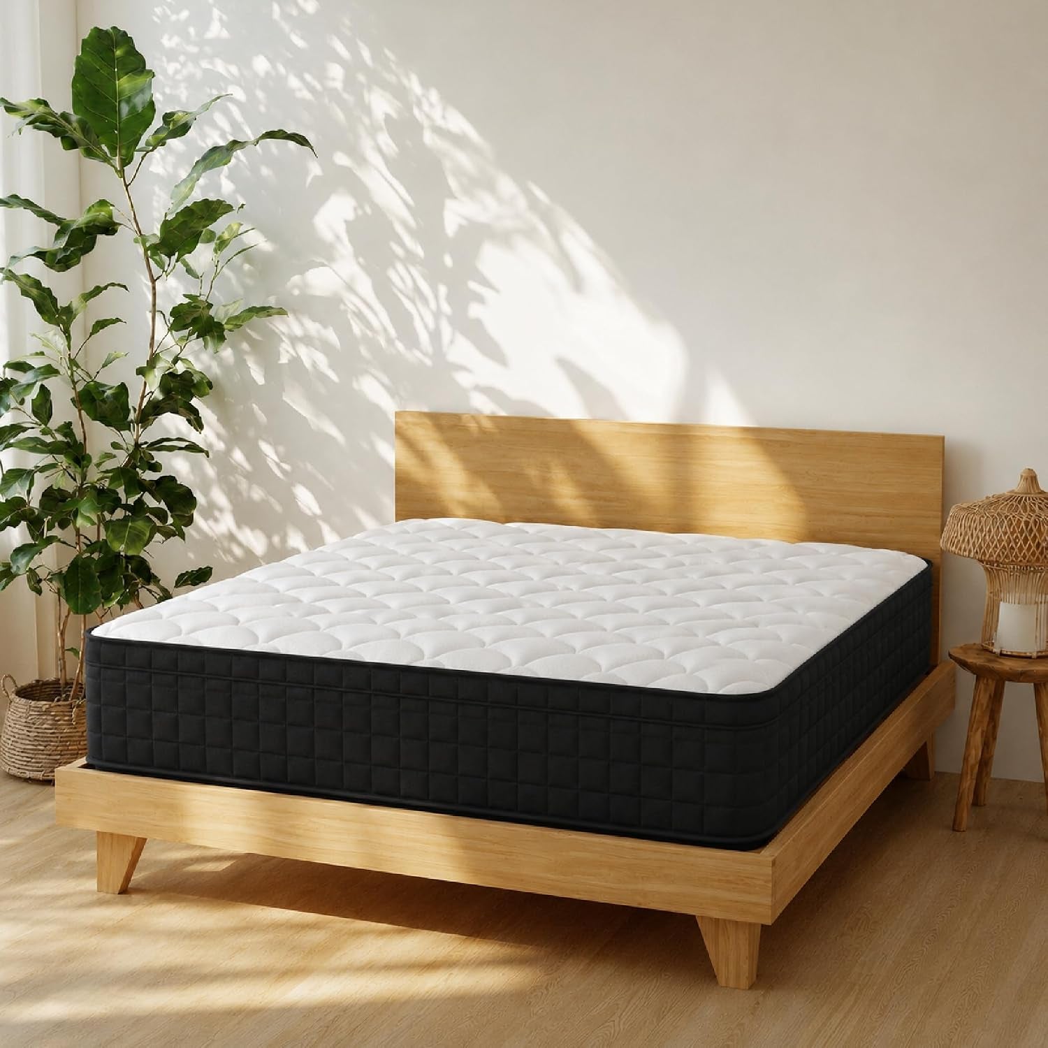 full-size-12-inch-hybrid-innerspring-mattress-individual-pocket-coils-gel-memory-foam-medium-soft-black-white-cover-fiberglass-free-certipur-us-certified-compressed-bed-in-a-box-54-x-75