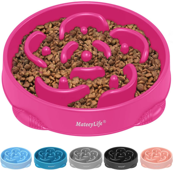 Mateeylife 2-Pack Slow Feeder Dog Bowls, 2 Cups, Dog Puzzle Feeder Bowl | Food-Contact Safe, Dishwasher Safe, Non-Slip Base, Maze Design, for Fast Eaters, for Dogs and Cats, Daily Mealtimes14