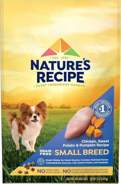 Nature'S Recipe Grain Free Small Breed Dry Dog Food, Chicken, Sweet Potato & Pumpkin Recipe, 4 Lb. Bag11