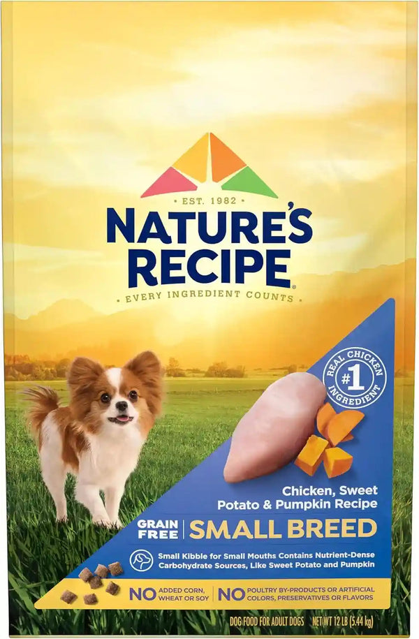 Nature'S Recipe Grain Free Small Breed Dry Dog Food, Chicken, Sweet Potato & Pumpkin Recipe, 4 Lb. Bag11