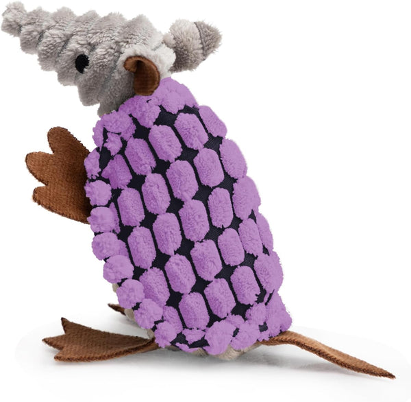 Hollypet Plush Squeaky Armadillo Chew Dog Toy for Small Medium, 8" | Cute Stuffed Armadillo Toy with Unique Grunt Squeaker & Textured Fabric for Teeth Cleaning. Great for Small & Medium Dogs29