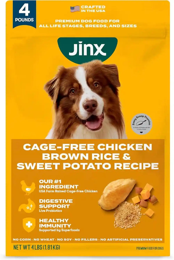 Jinx Dry Dog Food - Real Salmon, Brown Rice & Sweet Potato, 4Lb | Premium Kibble for Digestive Support & Healthy Immunity - No Fillers, All Lifestages (Puppy, Adult & Senior), Breeds & Sizes12