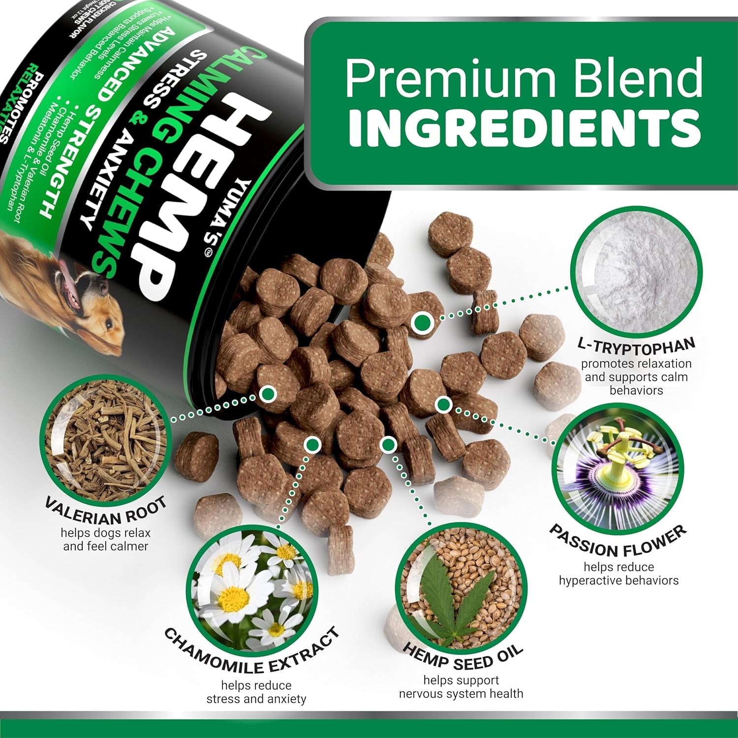 hemp-calming-chews-for-dogs-advanced-dog-calming-chews-170-chews-anxiety-relief-treats-separation-aid-barking-stress-relief-thunderstorms-melatonin-hemp-oil-made-in-usa