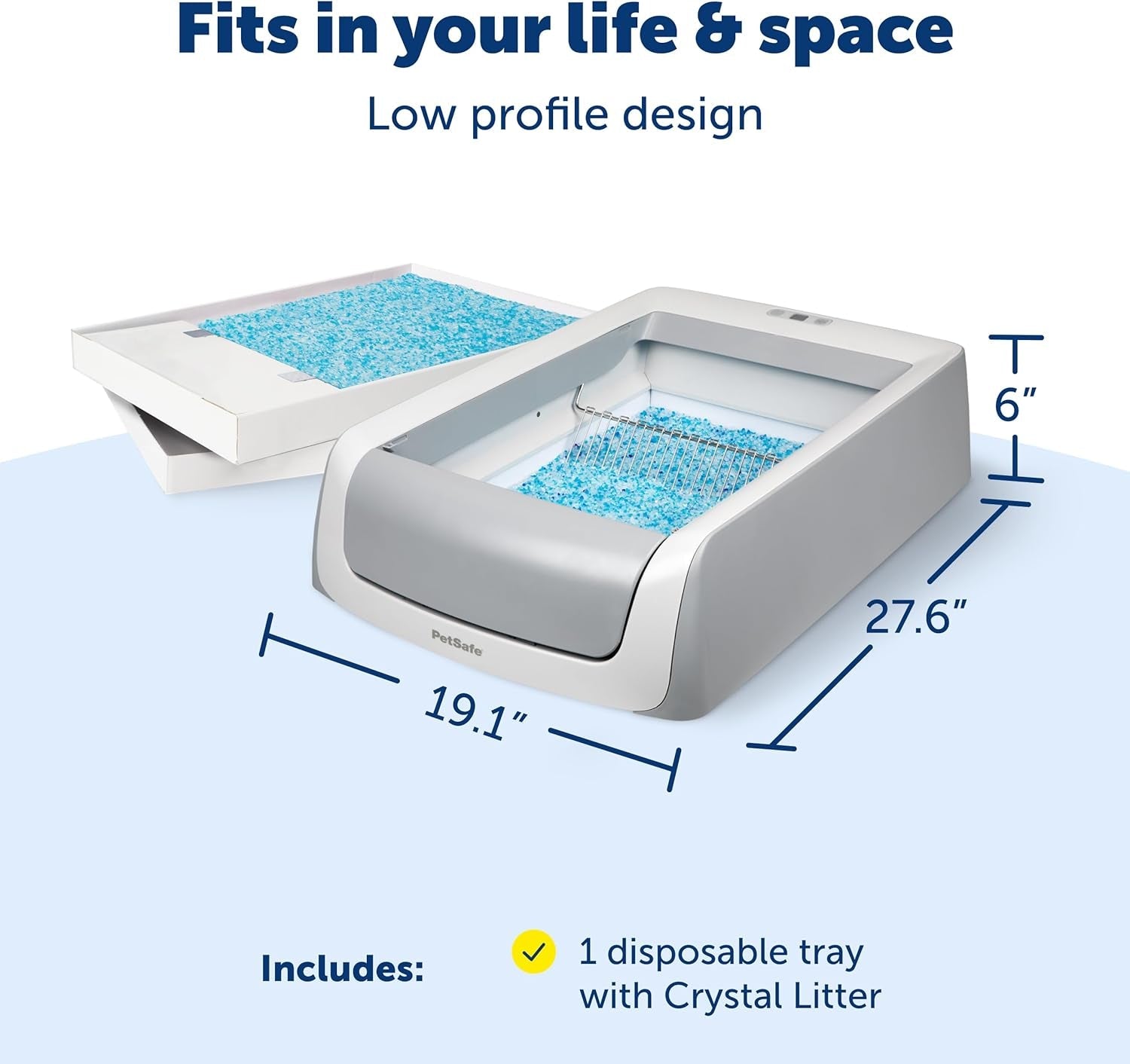 petsafe-scoopfree-crystal-pro-legacy-self-cleaning-litter-box-uncovered-hands-free-automatic-cleaning-advanced-odor-control-health-counter-display-includes-1-disposable-crystal-litter-tray