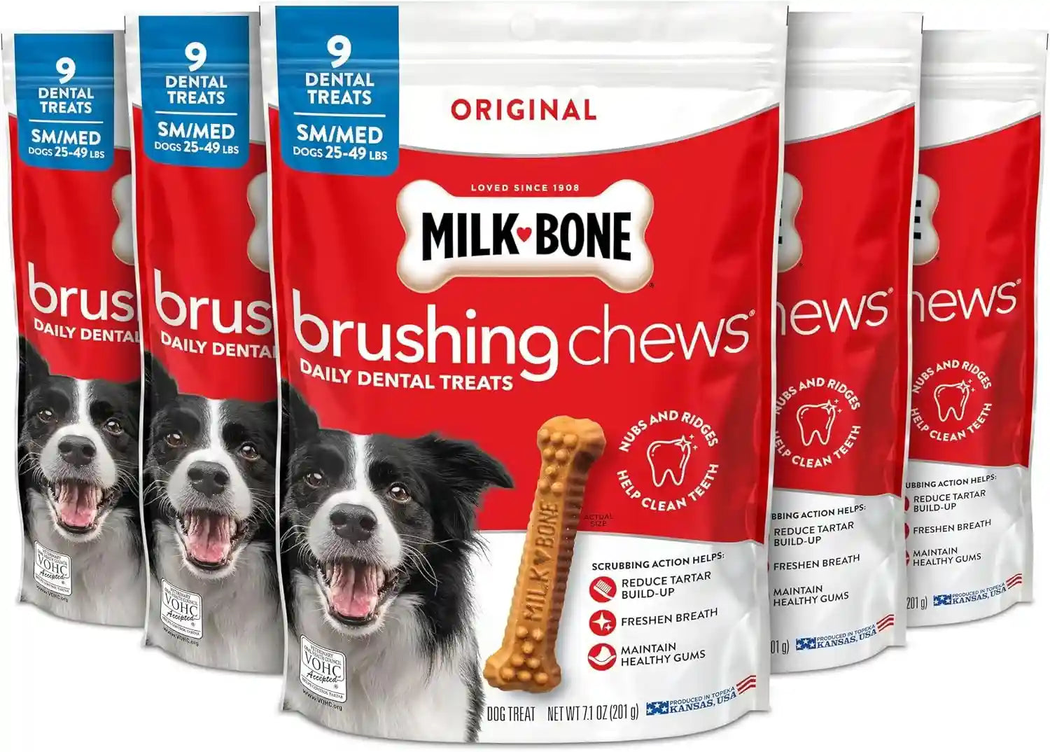 milk-bone-brushing-chews-large-daily-dental-dog-treats-33-7-oz-bag-25-treats-chicken-flavored-vohc-accepted-dental-chews-helps-clean-teeth-and-freshen-breath-for-large-dogs-50-lbs-and-up