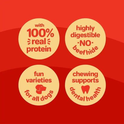 Oinkies Porkalicious Smoked Jerky Twists Dog Treats, 32Pk4