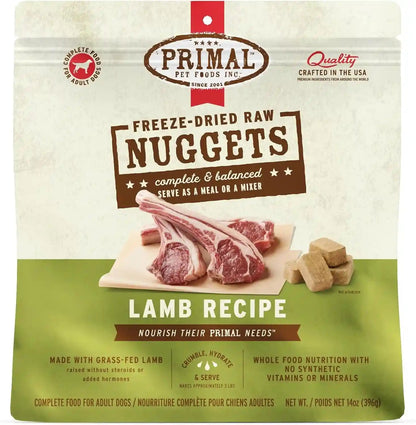Primal Freeze Dried Dog Food Nuggets, Chicken; Complete Balanced Meal, Topper or Treat; Premium, Healthy, Grain Free, High Protein Raw Dog Food, 14 Oz | Complete & Balanced Nutrition, Meal, Topper or Treat, Grain-Free, High Protein, No Synthetic Vitamins & Minerals11