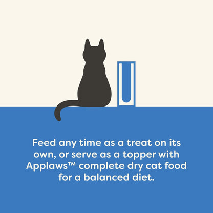Applaws Fish Puree Lickable Cat Treats 24-Pack 0.5 Oz Sachets | 100% Natural, High Quality Protein, Limited Ingredient, Grain Free, Creamy Squeeze up Treats4