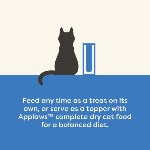 Applaws Fish Puree Lickable Cat Treats 24-Pack 0.5 Oz Sachets | 100% Natural, High Quality Protein, Limited Ingredient, Grain Free, Creamy Squeeze up Treats4