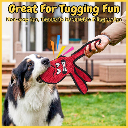 LECHONG Dog Toys for Aggressive Chewers, Octopus Squeaky Puppy Toys, Stuffing Free Plush Chew Toys for Large Medium and Small Dogs, Interactive Tug Dog Toys to Keep Them Busy6