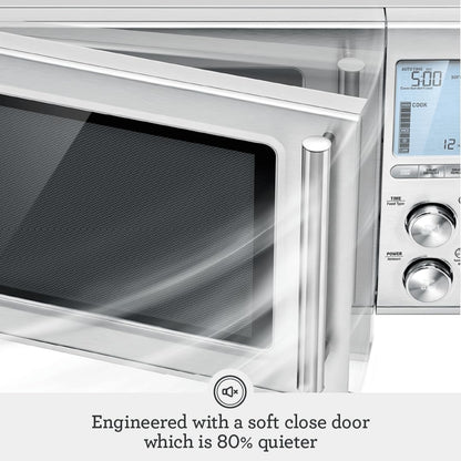 Breville BMO850BSS Smooth Wave Microwave Oven, Brushed Stainless Steel | Cook Smarter, Not Louder with This Countertop Microwave with Inverter That Delivers Steady Power for Precise Results6