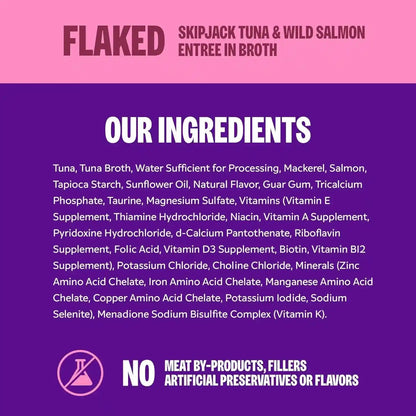 Wellness CORE Signature Selects Flaked Adult Canned Wet Cat Food, Natural, Protein Rich, Grain Free, Skipjack Tuna and Wild Salmon Entrée Recipe, 2.8 Oz, Pack of 12 Cans7