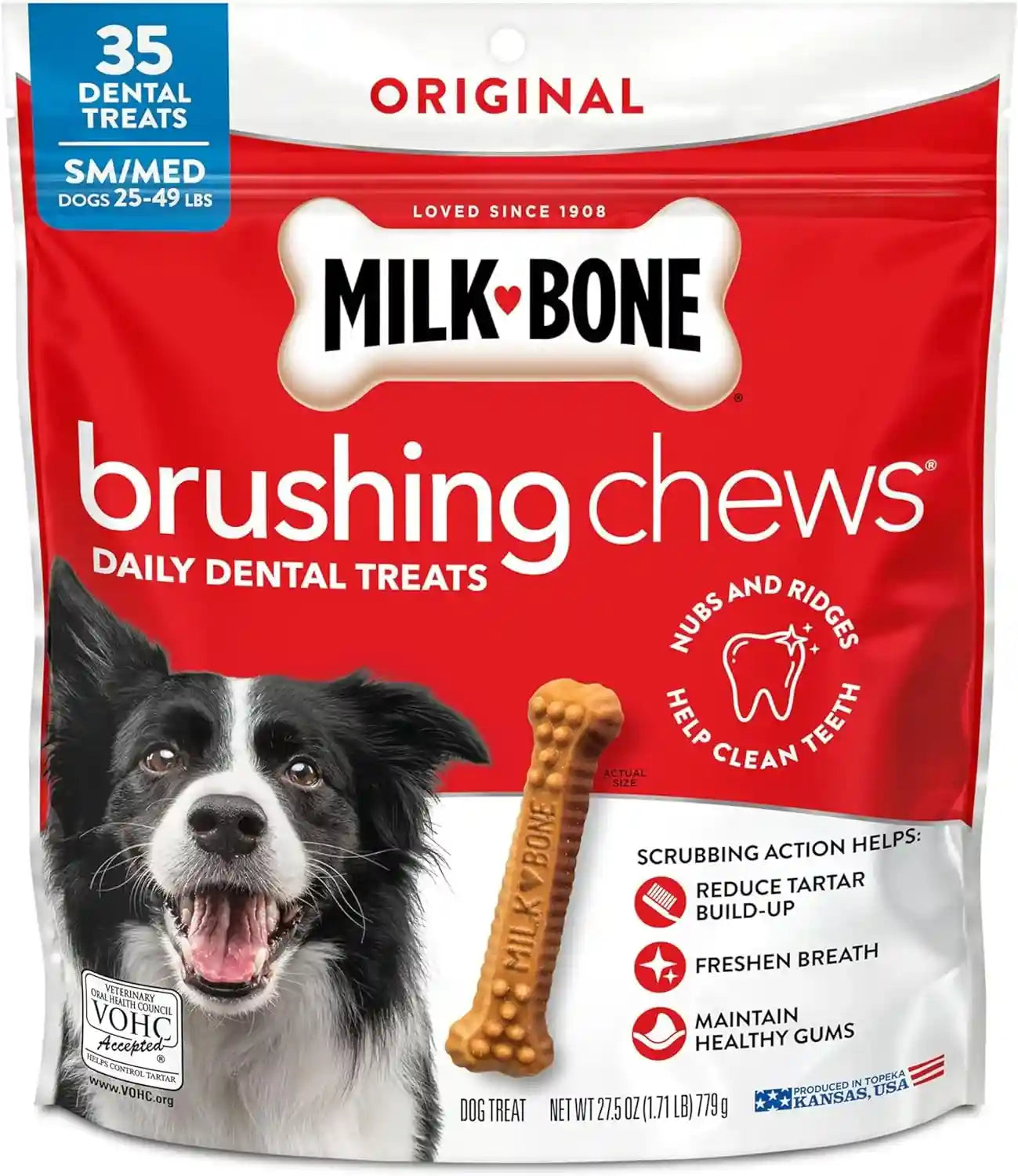 milk-bone-brushing-chews-large-daily-dental-dog-treats-33-7-oz-bag-25-treats-chicken-flavored-vohc-accepted-dental-chews-helps-clean-teeth-and-freshen-breath-for-large-dogs-50-lbs-and-up