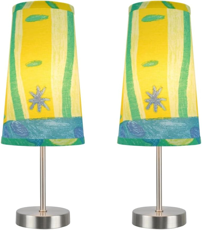 40084-4a-2-pack-set-1-light-candlestick-table-lamp-contemporary-design-in-satin-nickel-14-1-4-high-blue-yellow-green-lamp-shade