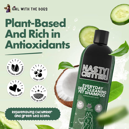 Nasty Critter! by Girl with the Dogs - Made in USA - Deep Clean Everyday Dog Shampoo for 8 Weeks+ (16 Oz)5