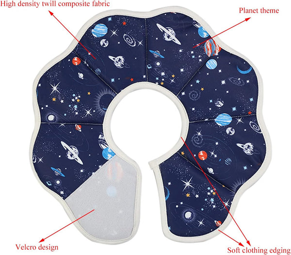 Soft Cat Cone, Adjustable Recovery Collar after Surgery to Prevent Licking Wound, Protective Cat Neck Cone, Comfortable Pet Elizabethan Collar for Cats Kittens and Puppies (M)2