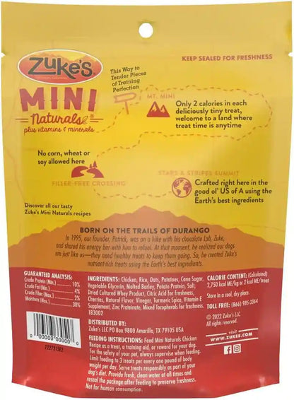 Zuke’S Mini Naturals Dog Training Treats for Dogs, Pet Treats Made with Real Chicken, 16 Oz4