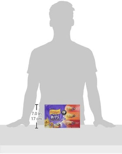Friskies Purina Meaty Bits Cat Food Variety Pack, 24 Pack 5.5 Oz Cans3
