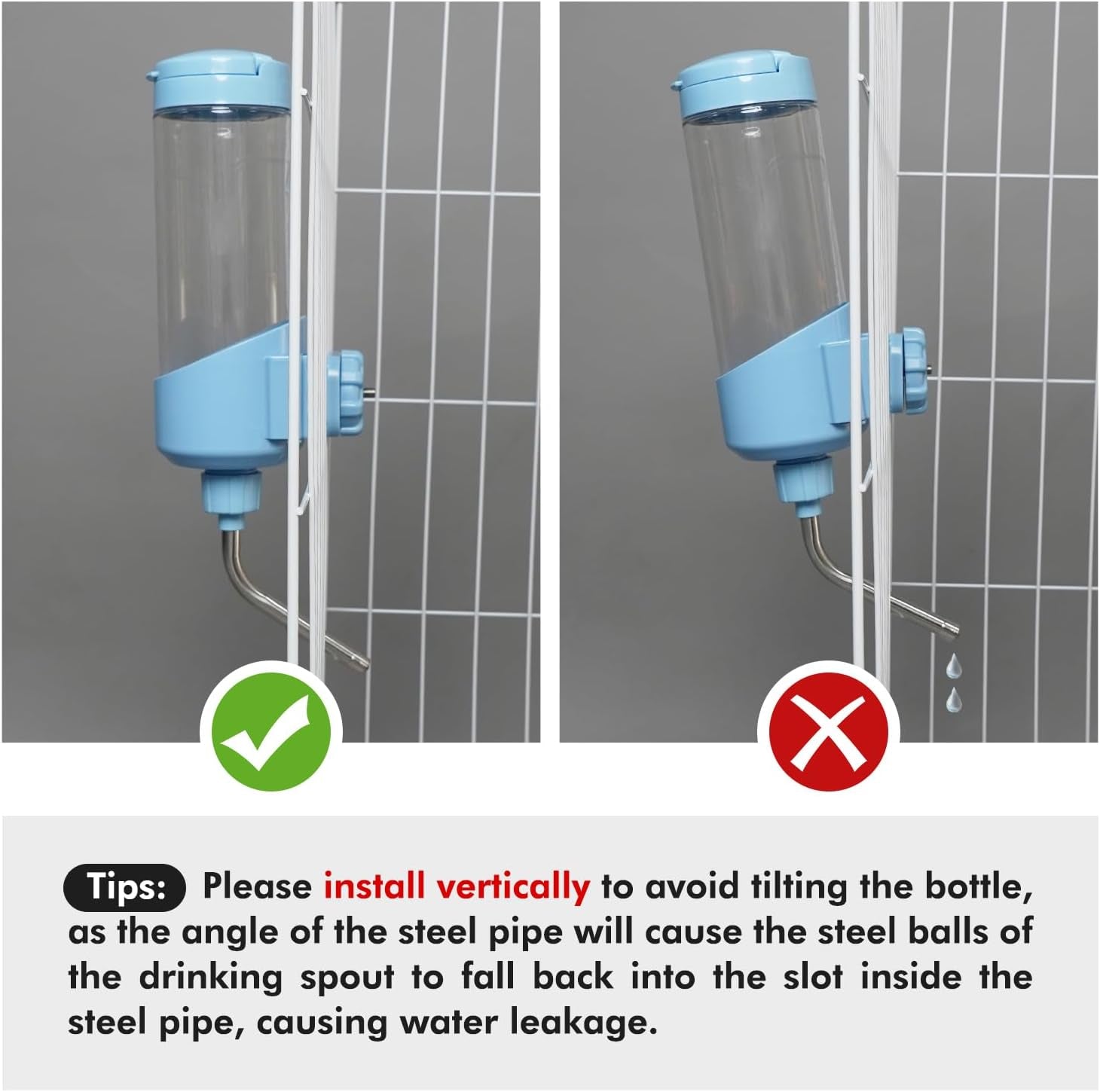 vannon-top-fill-small-animal-water-dispenser-for-cage-23oz-auto-feeding-crate-water-bottle-for-rabbit-chinchilla-ferret-guinea-pig-squirrel-hedgehog-pet-nozzle-diameter-10mm-bpa-free-blue