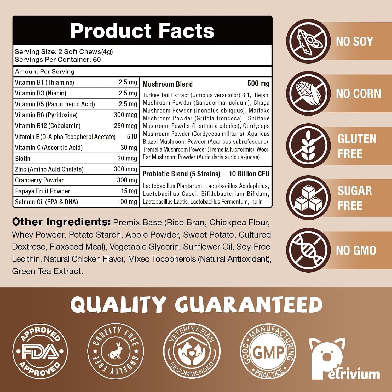 turkey-tail-mushroom-for-dogs-with-probiotics-mushroom-supplement-for-dogs-lumps-and-bumps-reishi-lions-mane-immune-boost-gut-health-lipoma-joint-skin-support-multivitamin-120-chews