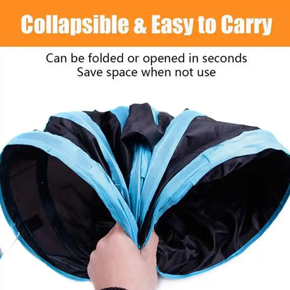 21 Pcs Cat Toys for Indoor Cats Collapsible Cat Tunnel Interactive Feather Teaser Wand Ball Toy for Kitten Cats8