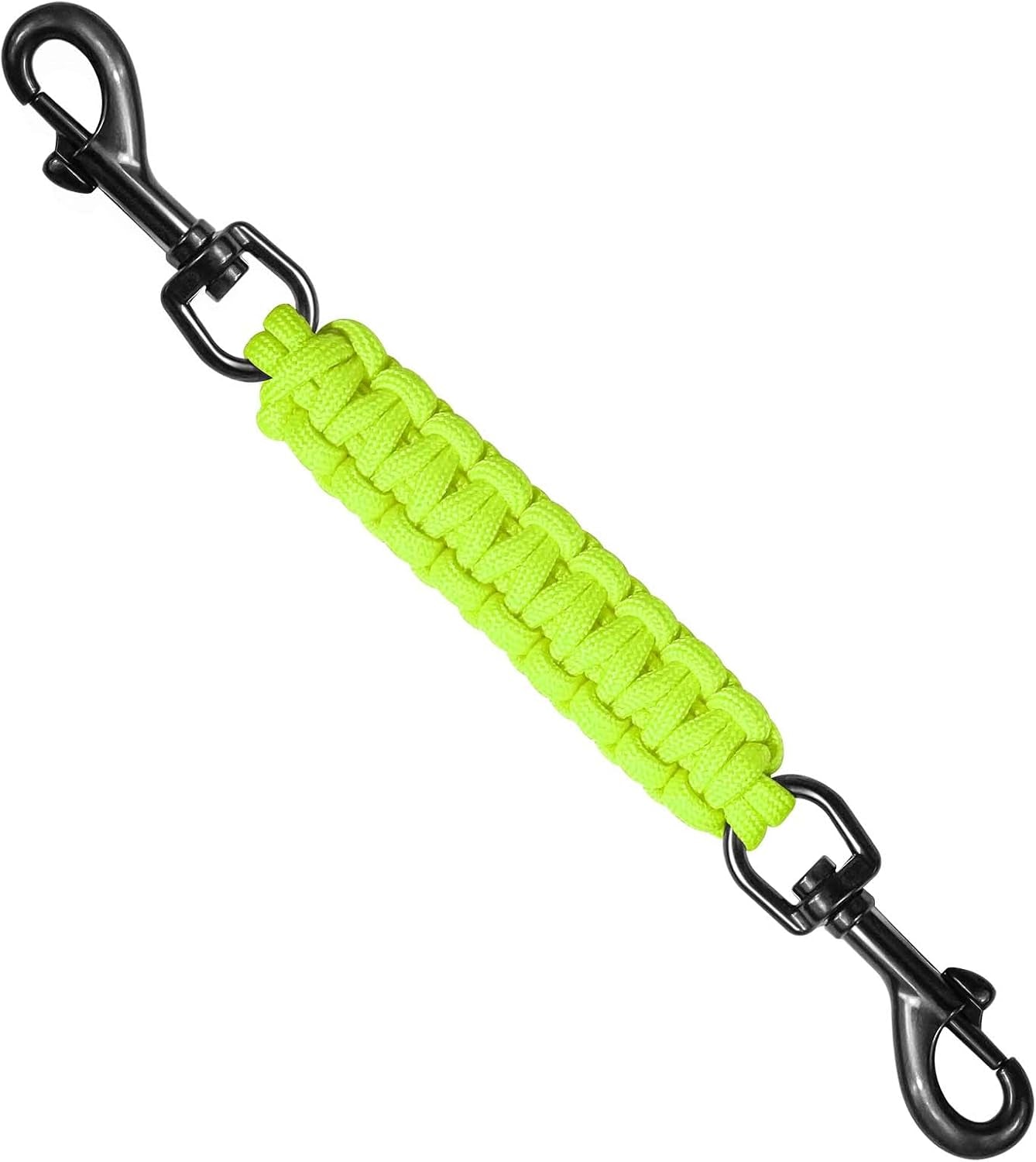 dog-collar-safety-clip-collar-companion-handmade-backup-safety-strap-double-ended-clip-leash-connector-suitable-for-dog-harnesses-prong-pinch-collars-pink-1-pack