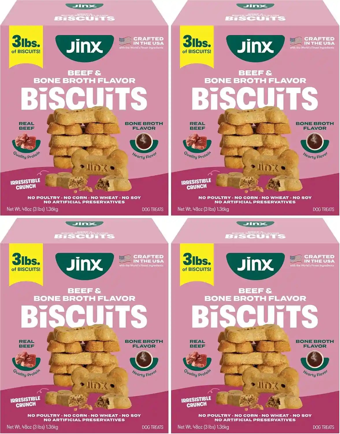 jinx-dog-biscuits-oven-baked-dog-treats-with-salmon-bone-broth-16oz-1-pack-crunchy-healthy-dog-treat-superfood-rich-with-real-salmon-dog-cookies-for-puppies-adults-senior-dogs