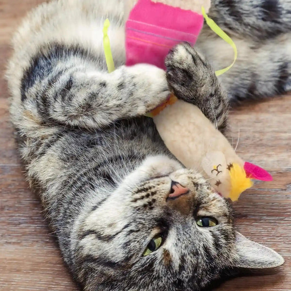 Smartykat Leggy Llama Catnip Crinkly Plush Kicker Cat Toy, Soft Floppy Body for Wrestling & Bunny Kicks for Cats & Kittens8