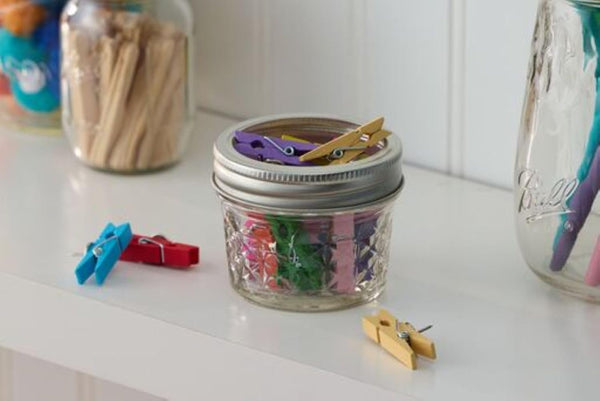 Wide Mouth Quilted Crystal Jelly Jars with Lids and Bands, Used for Canning, Pickling, Juice, Jam, Jelly, Quarter Pint Size (4 Ounce (Pack of 6))7