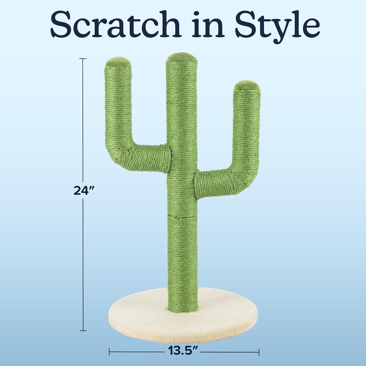 24-tall-cat-scratching-post-vertical-cactus-scratch-post-for-indoor-cats-360-degree-jute-rope-covered-kitten-scratcher-with-3-branches-and-sturdy-base-by-petmaker-green