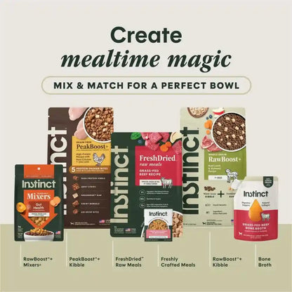 Instinct Freeze Dried Mixers, Dog Food Toppers, Gut Health, 5.5 Oz. Bag8
