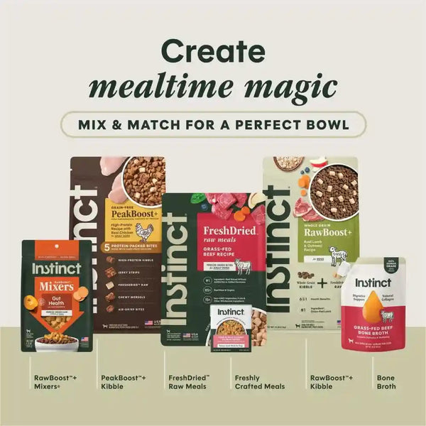 Instinct Freeze Dried Mixers, Dog Food Toppers, Gut Health, 5.5 Oz. Bag8