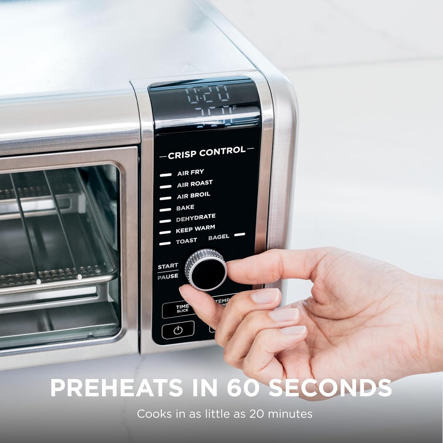 ninja-digital-air-fry-countertop-oven-8-in-1-xl-silver-sp101-air-fry-air-roast-broil-bake-toast-bagel-dehydrate-keep-warm-1800w-flip-up-away