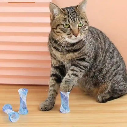ISMARTEN Cat Spring Toys, 30 Packs Cat Tube Spring Toy Interactive Cat Toy for Indoor Cats, Plastic Spring Coils Attract Cats to Swat, Bite, Hunt(Random Color) (30 Packs)5